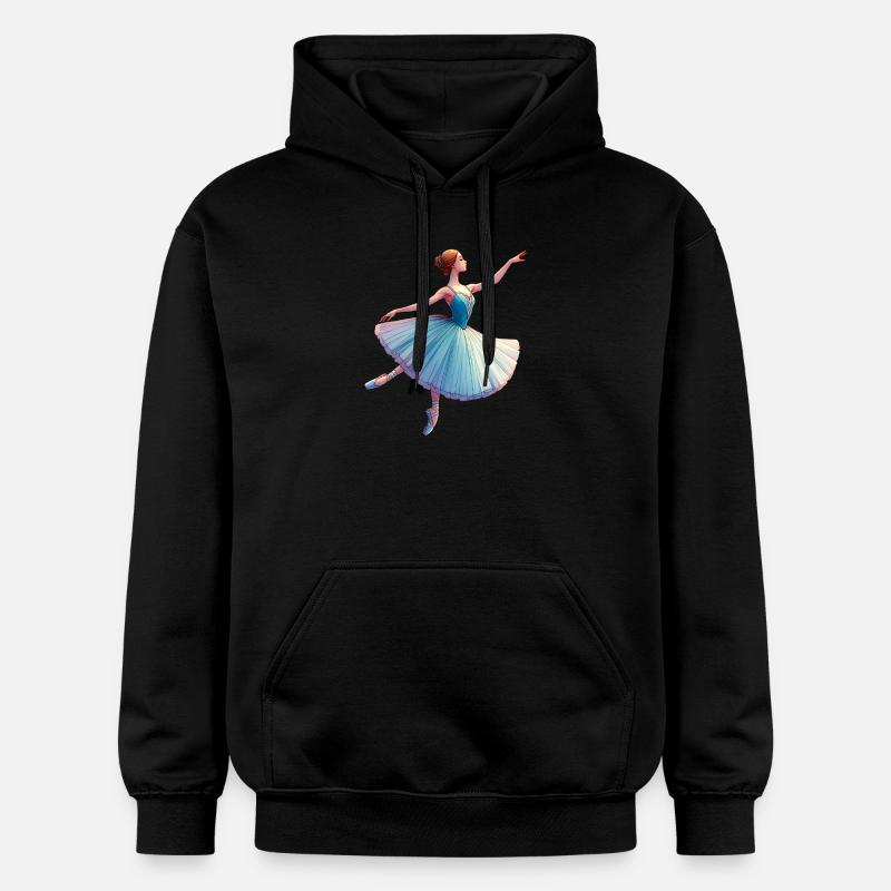 Dance Classic Lune - Sweat à capuche Softstyle® Gildan Unisexe - noir