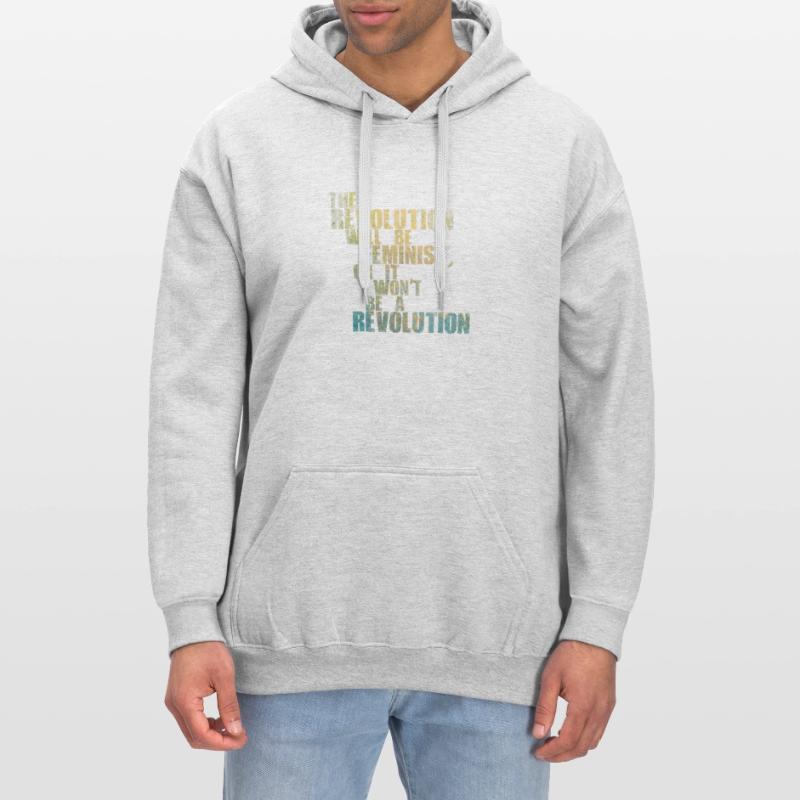 Die Revolution wird feministisch sein, oder wird sie es nicht sein Gildan Unisex Softstyle® Midweight Hoodie