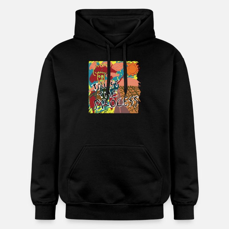 Faites confiance au processus - Sweat à capuche Softstyle® Gildan Unisexe - noir