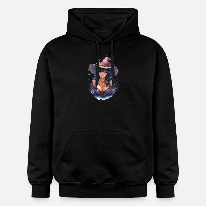 La sorcière - Sweat à capuche Softstyle® Gildan Unisexe - noir