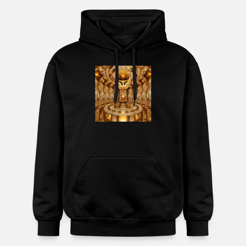 Le labyrinthe des mythes - Sweat à capuche Softstyle® Gildan Unisexe - noir