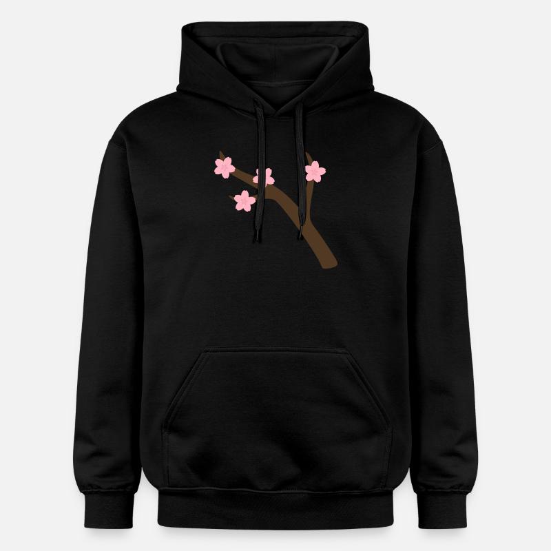 Branche de Sakura - Sweat à capuche Softstyle® Gildan Unisexe - noir