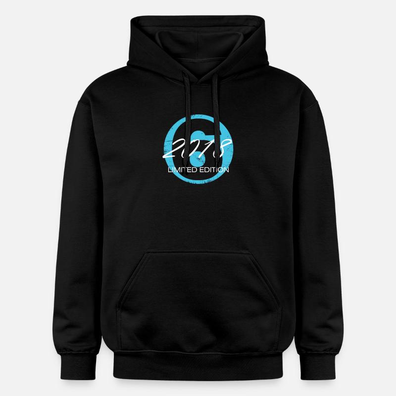 6 ans d’âge Edition Limitée - Sweat à capuche Softstyle® Gildan Unisexe - noir