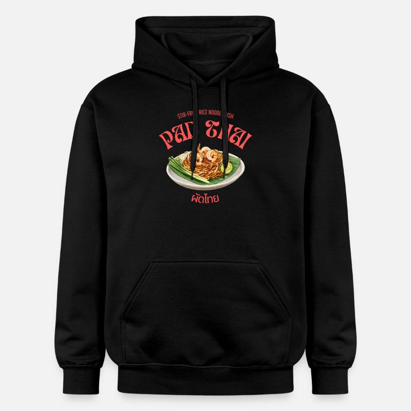 Pad thaï - Sweat à capuche Softstyle® Gildan Unisexe - noir