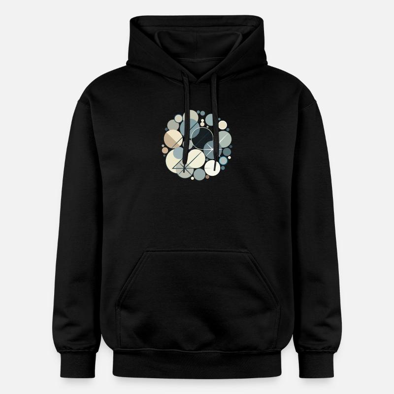 Conception Serene Shapes - Sweat à capuche Softstyle® Gildan Unisexe - noir