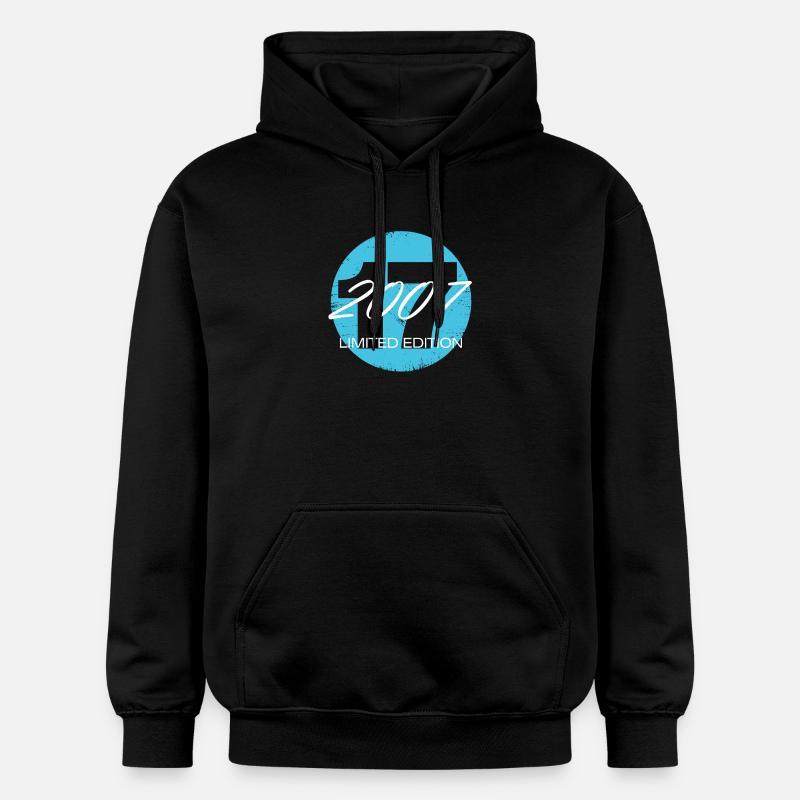 Edition limitée 17 ans d’âge - Sweat à capuche Softstyle® Gildan Unisexe - noir