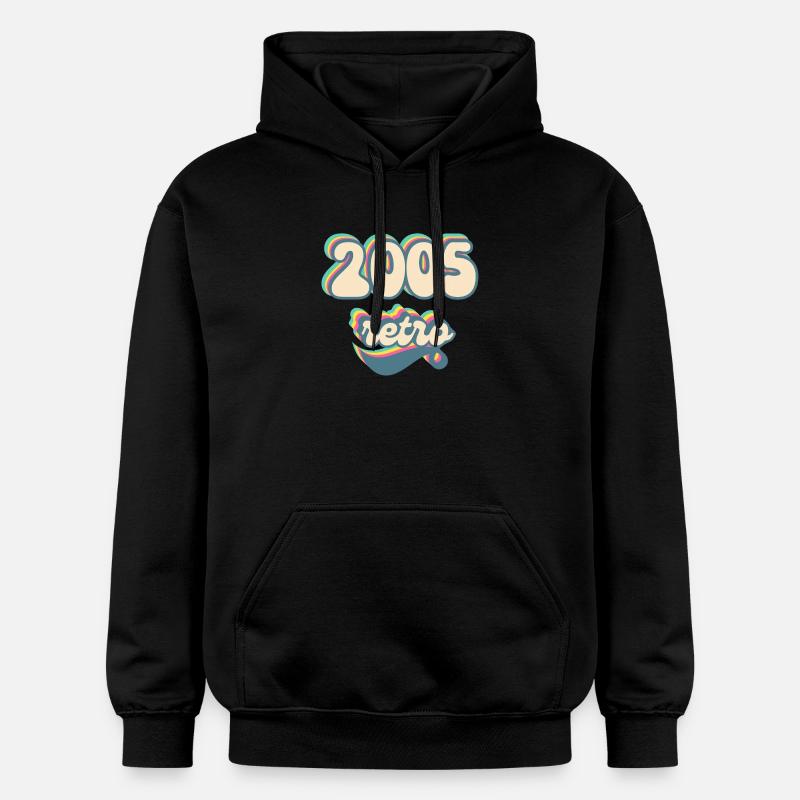 2005 Retro Geschenkidee - Gildan Unisex Softstyle® Midweight Hoodie - Schwarz