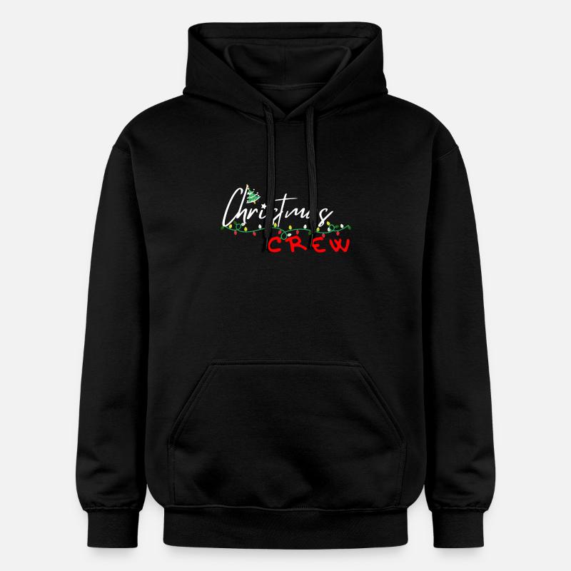 Équipage de Noël - Sweat à capuche Softstyle® Gildan Unisexe - noir
