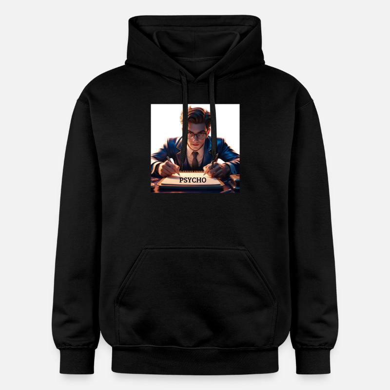 Psycho - Sweat à capuche Softstyle® Gildan Unisexe - noir