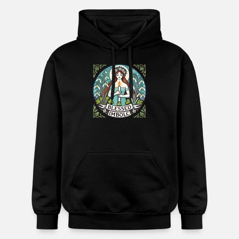 Imbolc - Sweat à capuche Softstyle® Gildan Unisexe - noir