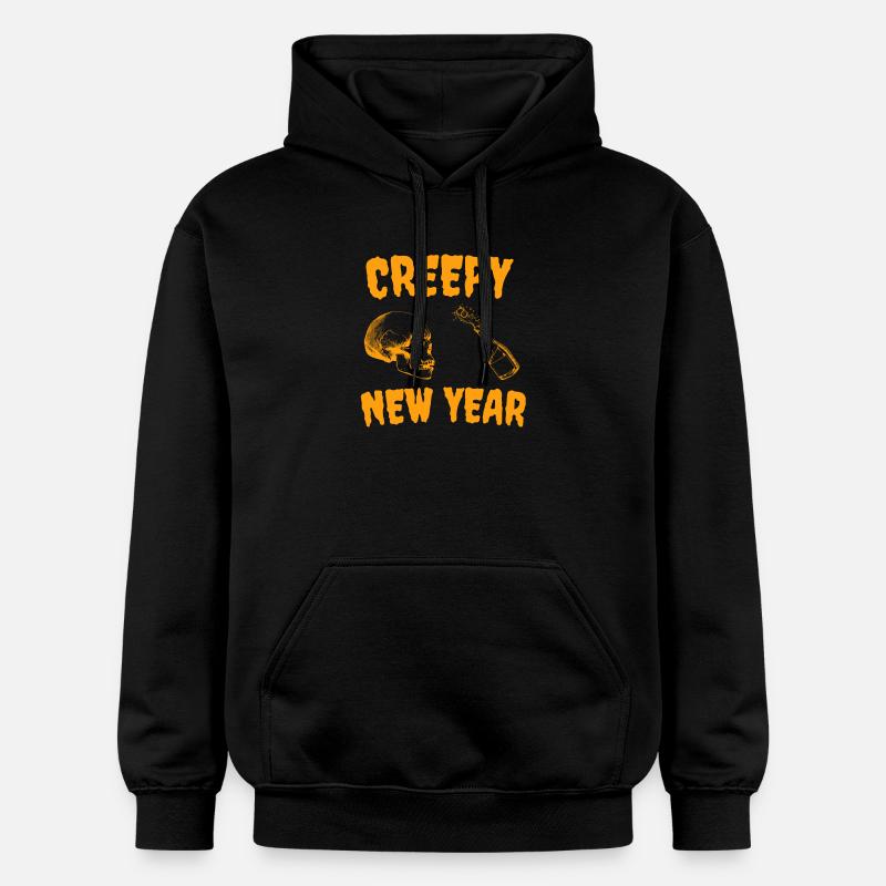 creepy new year - Sweat à capuche Softstyle® Gildan Unisexe - noir