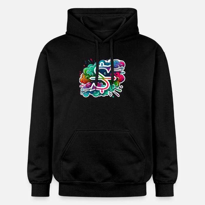 Zodiac Sagittarius - Gildan Unisex Softstyle® Midweight Hoodie - black