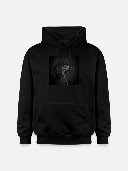 Black Animals - Black Poodle - Gildan Unisex Softstyle® Midweight Hoodie - black