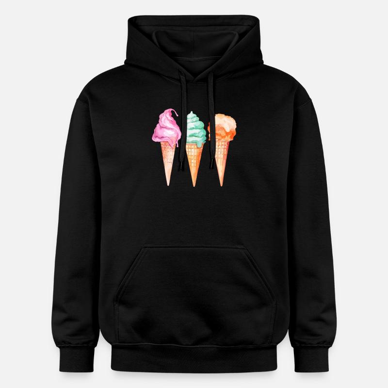 Glace glace - Sweat à capuche Softstyle® Gildan Unisexe - noir