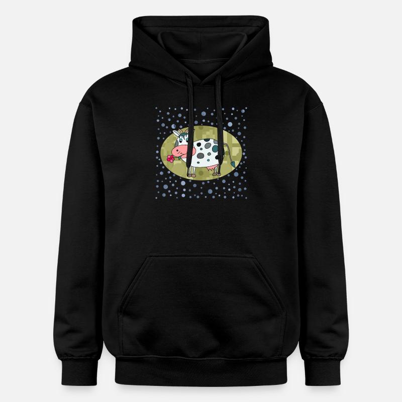 Vache - Sweat à capuche Softstyle® Gildan Unisexe - noir