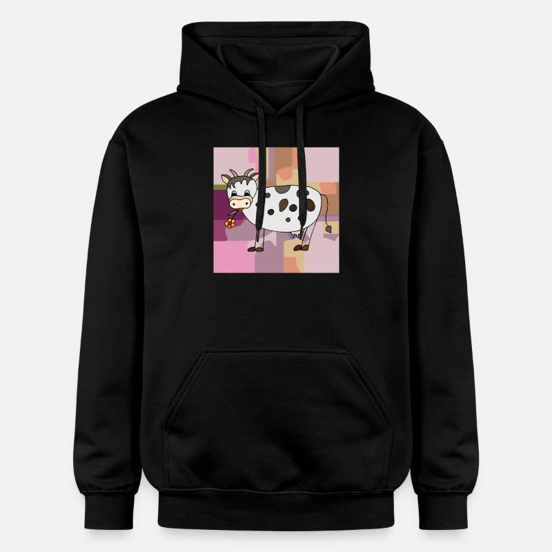 Vache - Sweat à capuche Softstyle® Gildan Unisexe - noir