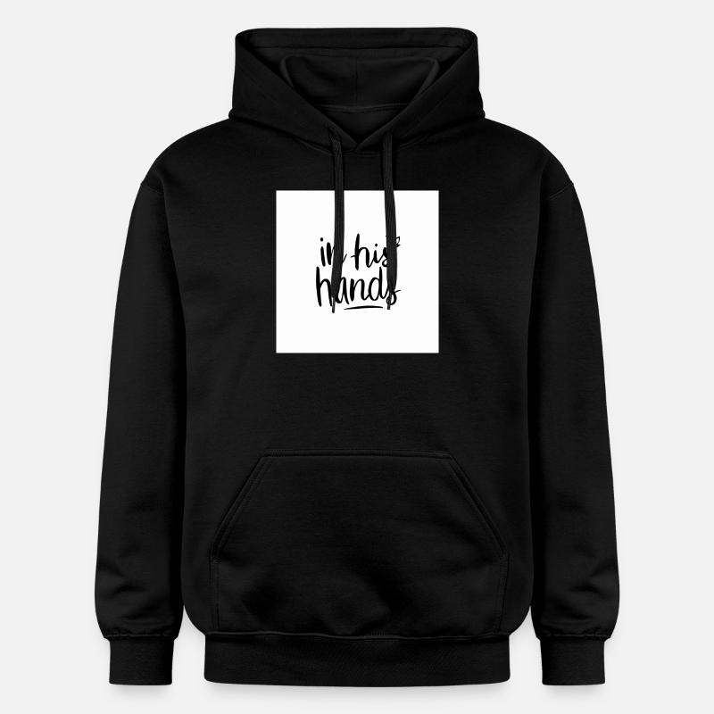dans ses mains - Sweat à capuche Softstyle® Gildan Unisexe - noir