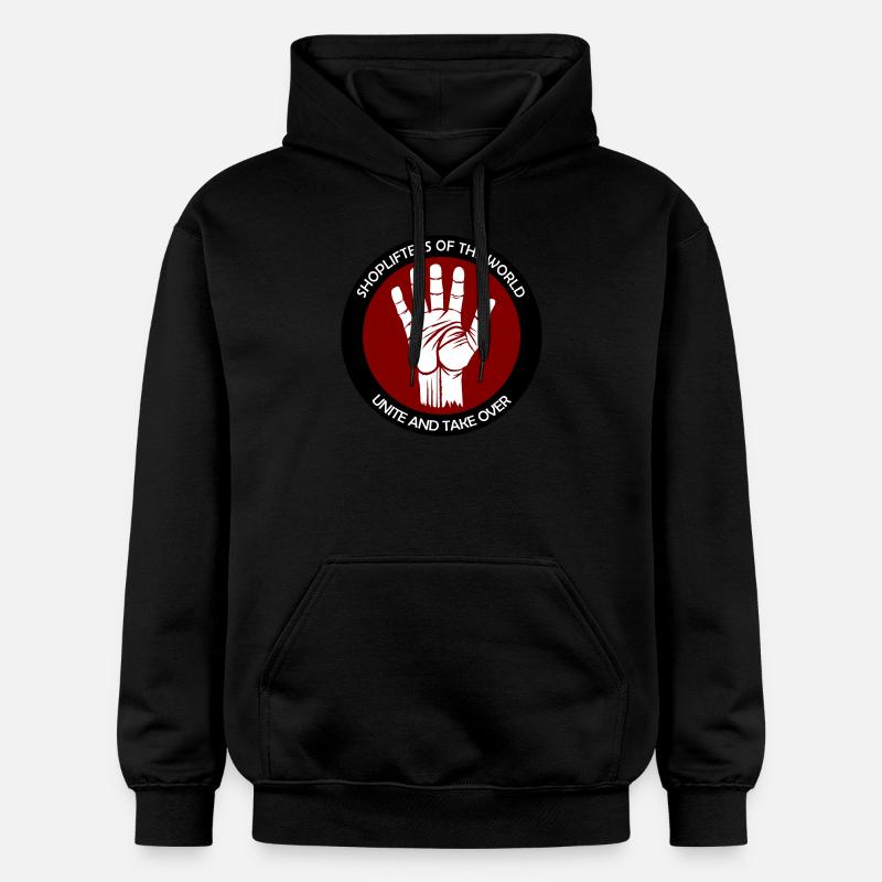 Voleurs à l’étalage, unissez-vous ! - Sweat à capuche Softstyle® Gildan Unisexe - noir
