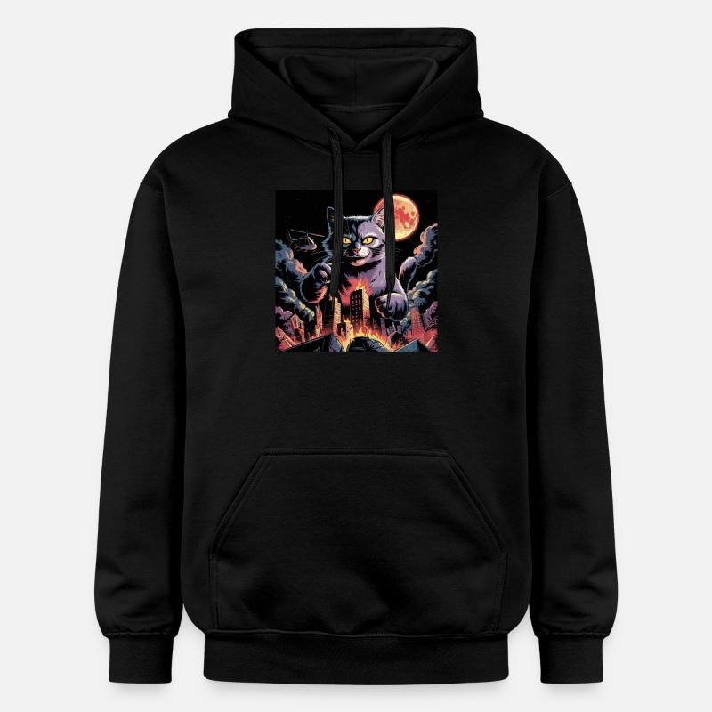 Catzilla - Sweat à capuche Softstyle® Gildan Unisexe - noir