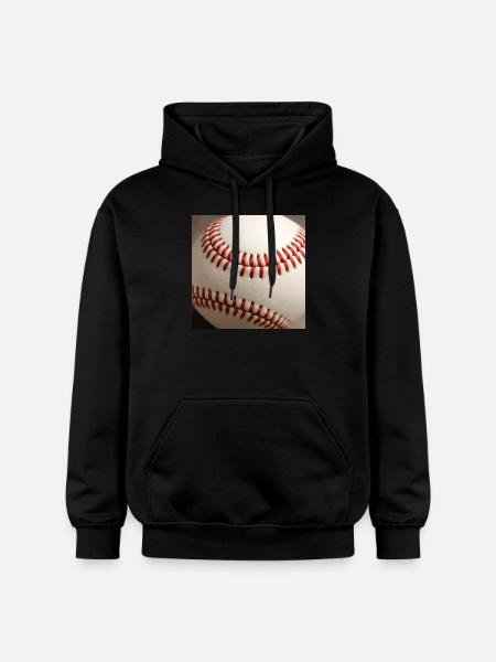 Baseball - Gildan Unisex Softstyle® Midweight Hoodie - black
