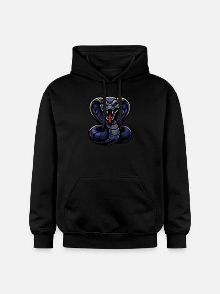Cobra – Blaze Fury | Urbaani horoskooppimaskotti - Gildan Unisex Softstyle® Midweight huppari - musta