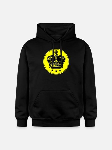 Crown Symbol - Gildan Unisex Softstyle® Midweight Hoodie - black