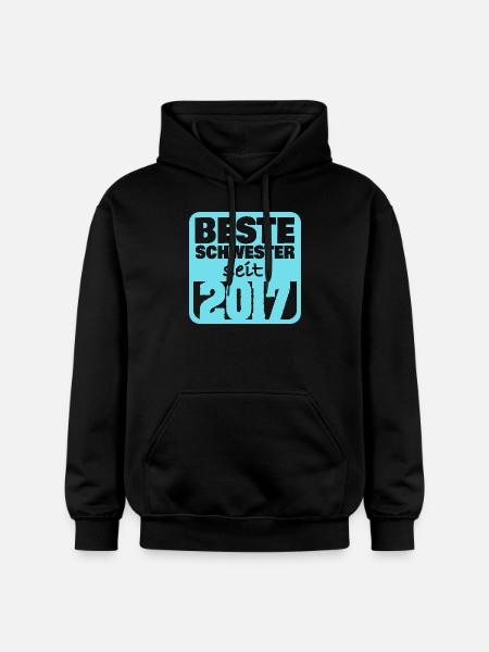 Geschwister 2017 - Gildan Unisex Softstyle® Midweight Hoodie - Schwarz