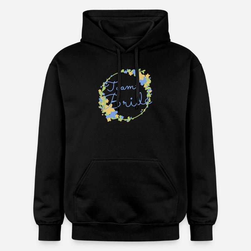 Équipe Bride / Équipe Braut - Sweat à capuche Softstyle® Gildan Unisexe - noir