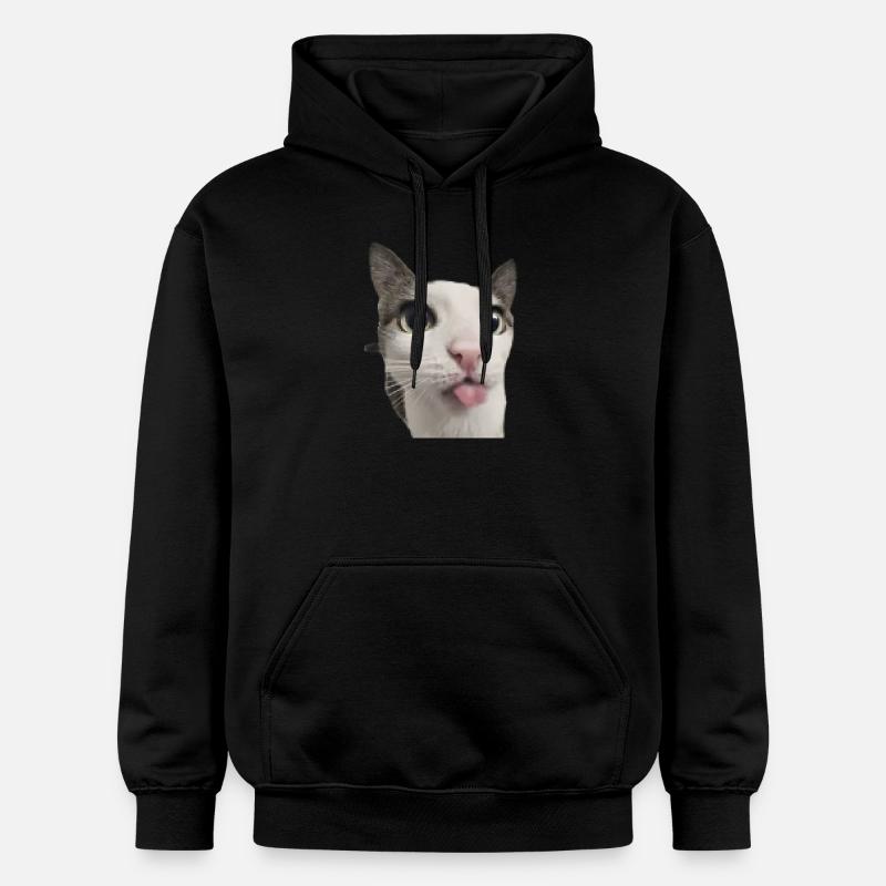 Effet de pixel Mlem - Sweat à capuche Softstyle® Gildan Unisexe - noir