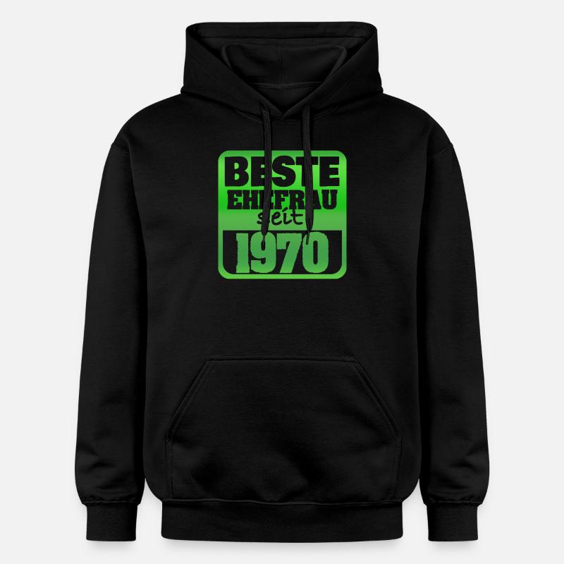 1970 - Sweat à capuche Softstyle® Gildan Unisexe - noir