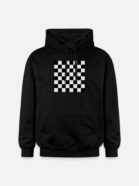 échecs - Sweat à capuche Softstyle® Gildan Unisexe - noir