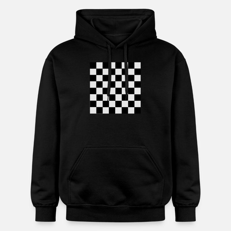 échecs - Sweat à capuche Softstyle® Gildan Unisexe - noir