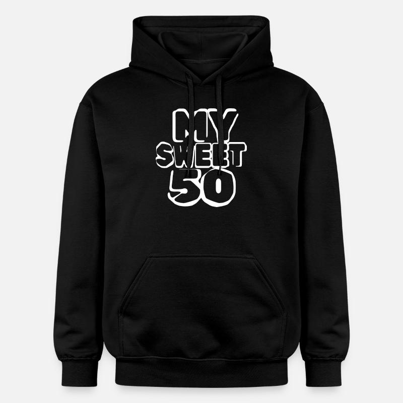 50 ans - Sweat à capuche Softstyle® Gildan Unisexe - noir
