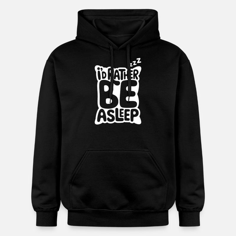 Je préfère dormir - Sweat à capuche Softstyle® Gildan Unisexe - noir
