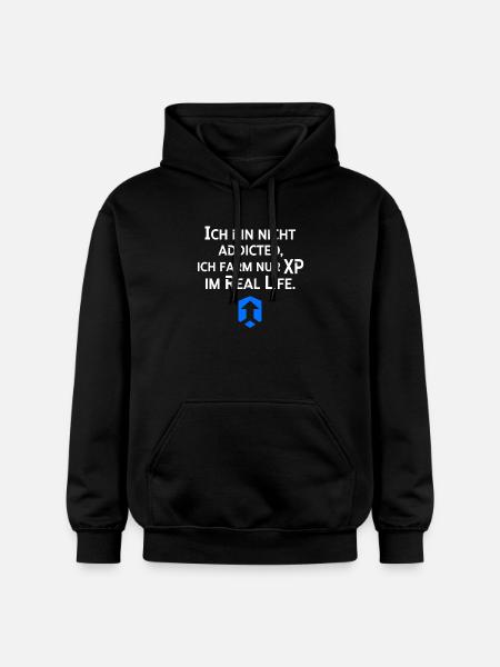 Farm XP Im Real Life - Gildan Unisex Softstyle® Midweight Hoodie - Schwarz