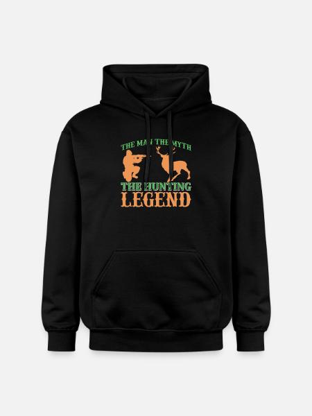 Hunting Legend - Gildan Unisex Softstyle® Midweight Hoodie - black