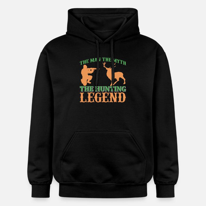 Légende de la chasse - Sweat à capuche Softstyle® Gildan Unisexe - noir