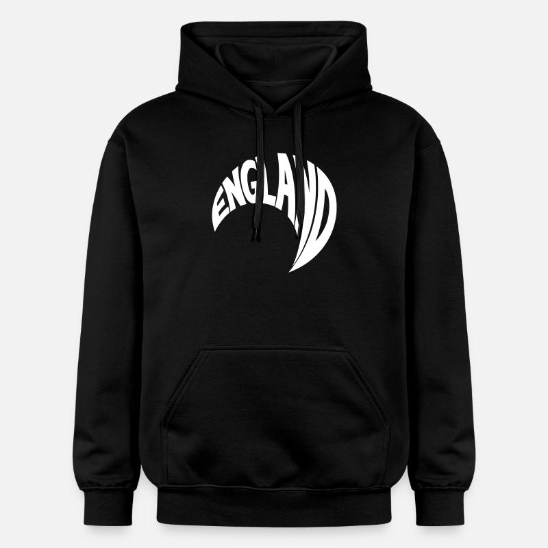 Lettrage en cercle anglais - Sweat à capuche Softstyle® Gildan Unisexe - noir