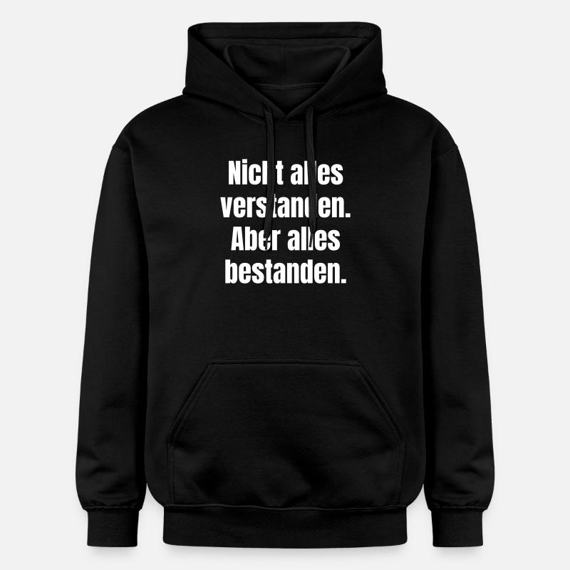 Don't understand everything, but pass - Gildan Unisex Softstyle® Midweight Hoodie - black
