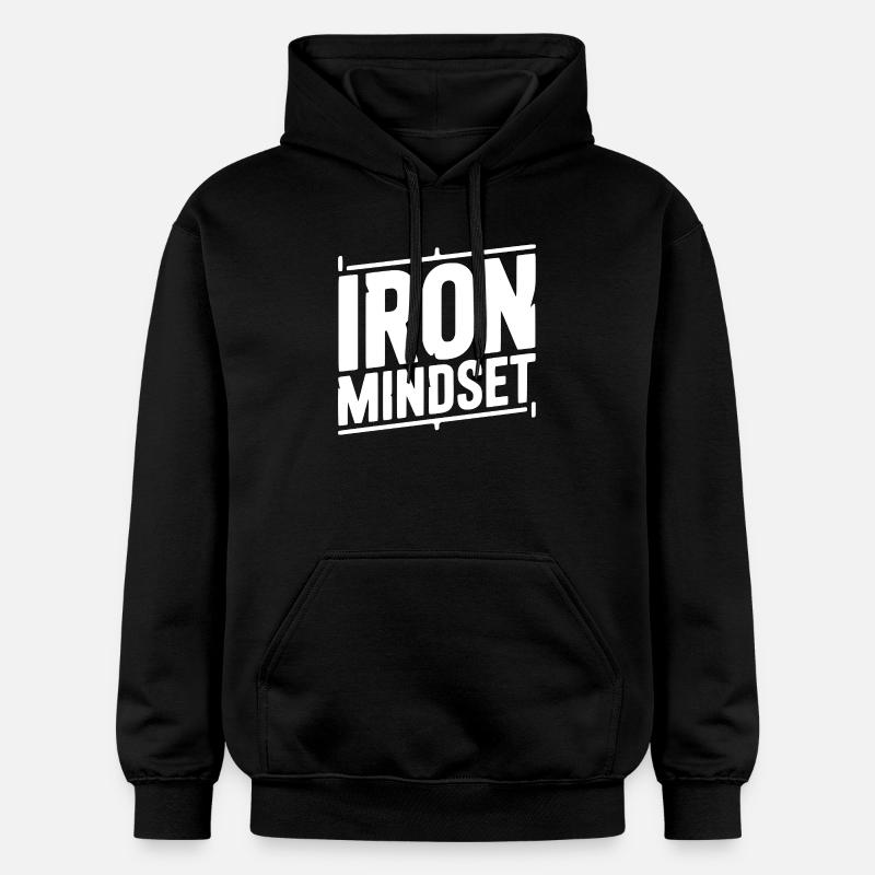 Eiserne Denkweise - Gildan Unisex Softstyle® Midweight Hoodie - Schwarz