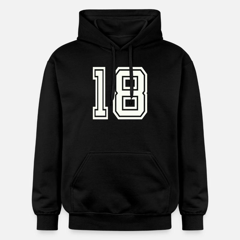 18 - Sweat à capuche Softstyle® Gildan Unisexe - noir