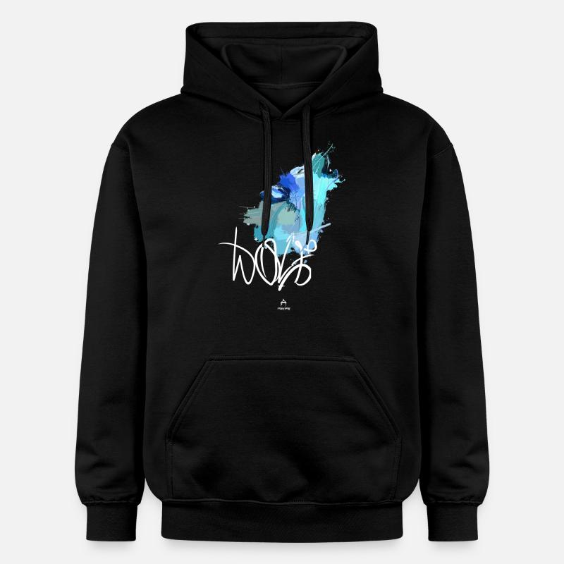 Wolf - Sweat à capuche Softstyle® Gildan Unisexe - noir