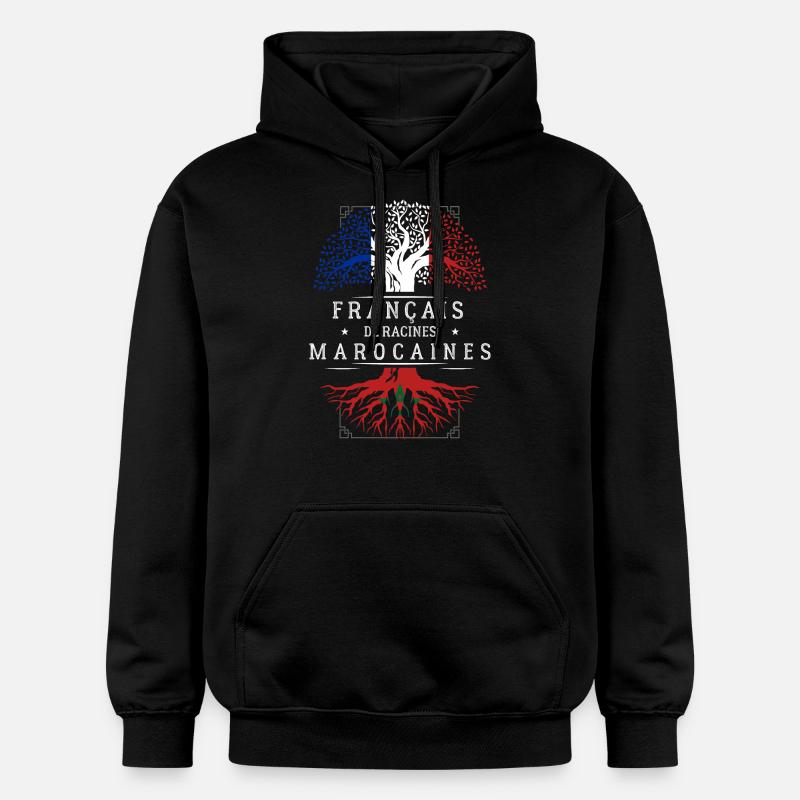 Racines Marocaines - Sweat à capuche Softstyle® Gildan Unisexe - noir