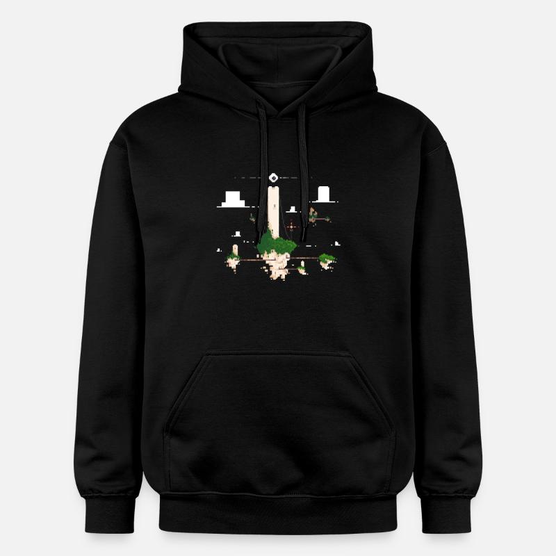 ile flotante - Sweat à capuche Softstyle® Gildan Unisexe - noir
