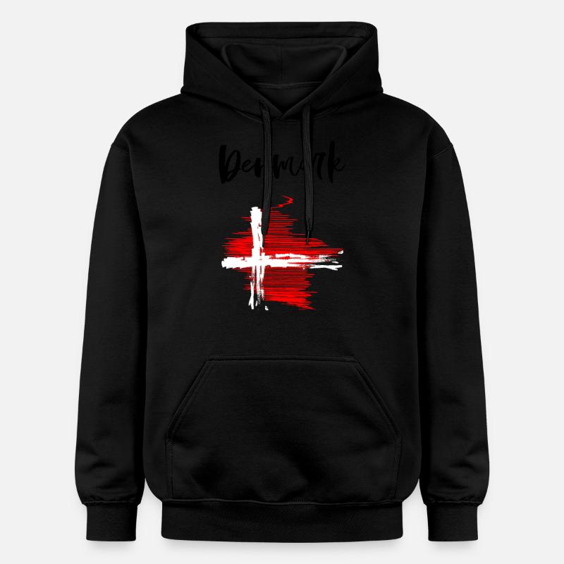Denmark - Danemark - Fanhirt - Sweat à capuche Softstyle® Gildan Unisexe - noir