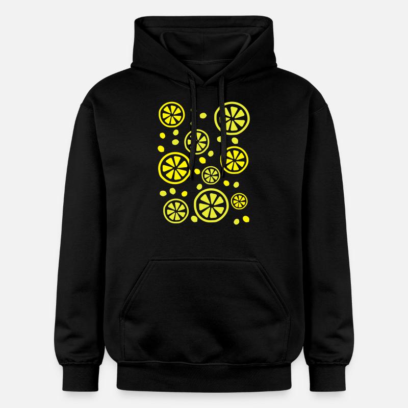 Lemon Lime agrumes - Sweat à capuche Softstyle® Gildan Unisexe - noir