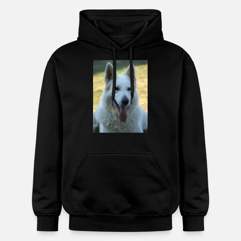 Beauté blanche - Sweat à capuche Softstyle® Gildan Unisexe - noir