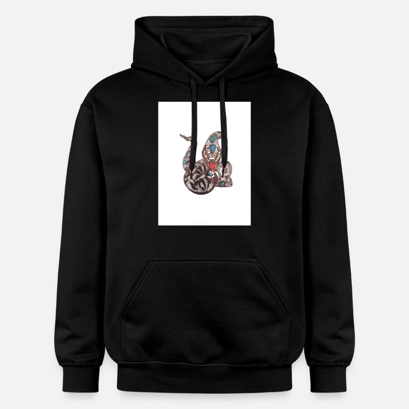 Serpent - Sweat à capuche Softstyle® Gildan Unisexe - noir