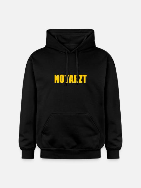 Notarzt - Gildan Unisex Softstyle® Midweight Hoodie - Schwarz