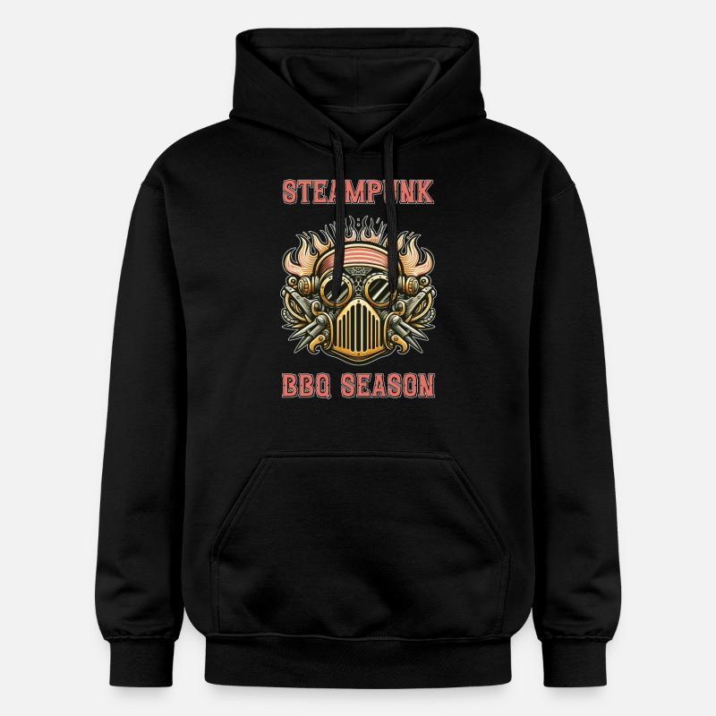 Steampunk BBQ Saison 2 - Sweat à capuche Softstyle® Gildan Unisexe - noir